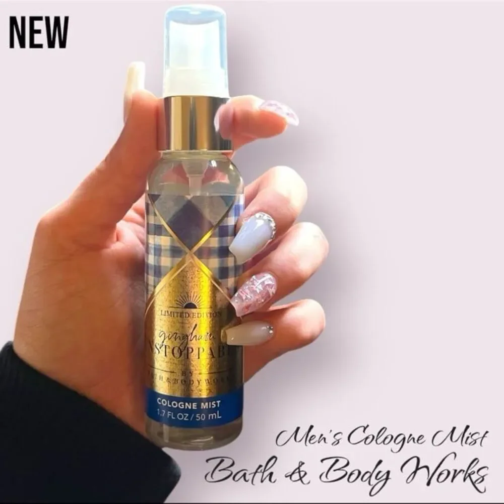 New Bath & Body BBW Works Gingham Unstoppable Cologne Mist 1.7fl oz - Picture 6 of 6